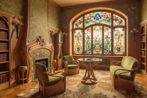 Stilul Art Nouveau: eleganță și inovație în designul interior al locuinţei tale