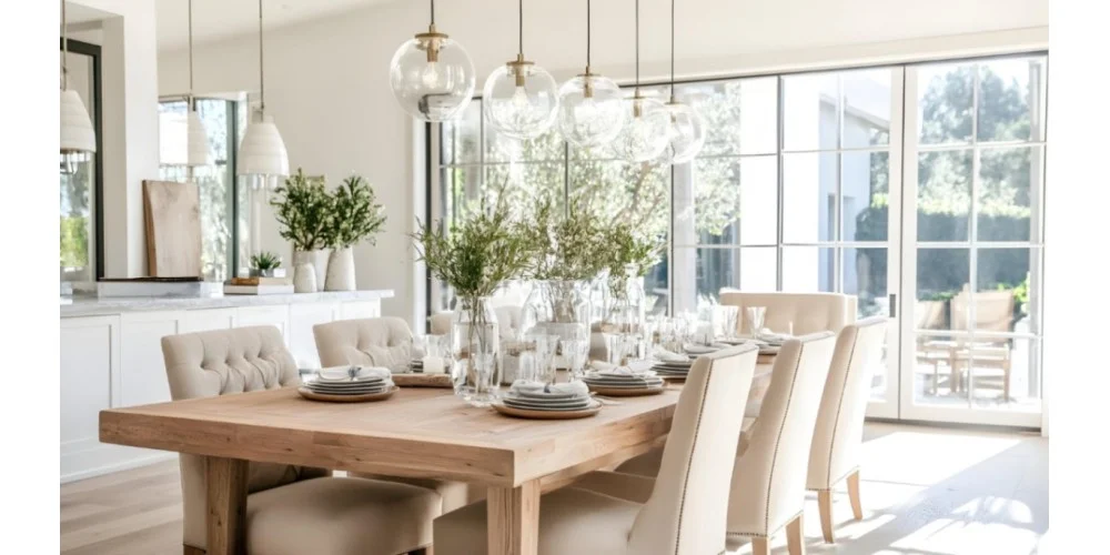 Amenajarea dining room-ului: Idei inspirate pentru o zonă de living cu masă elegantă, integrată sau separată