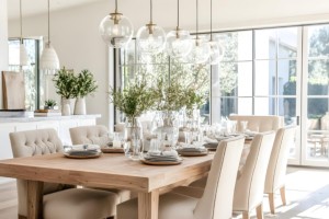 Amenajarea dining room-ului: Idei inspirate pentru o zonă de living cu masă elegantă, integrată sau separată