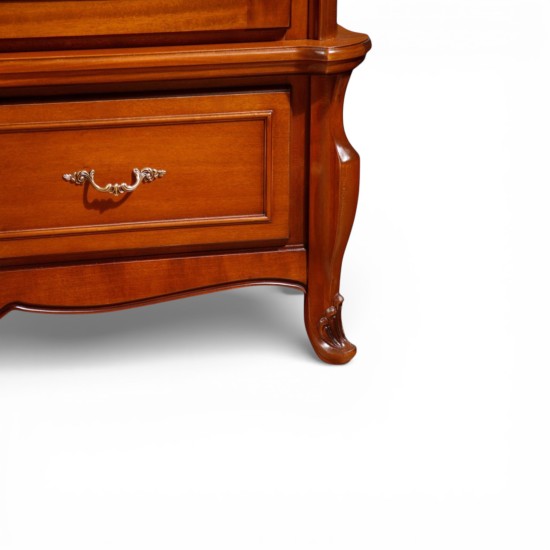 Dulapuri din lemn masiv, Dulap lemn masiv, maro/alb, 2 uși glisante, Arcad