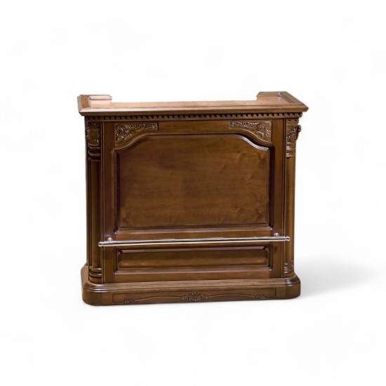 Mese din Lemn Masiv, Masă lemn masiv, maro/alb, bar, Cristina