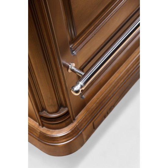 Mese din Lemn Masiv, Masă lemn masiv, maro/alb, bar, Cristina