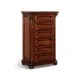 Casetiera 6 sertare - Venetia Lux Casetiere din Lemn Masiv, Casetieră lemn masiv, maro/alb, 6 sertare, Veneția Lux