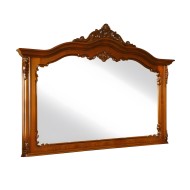 Oglindă Lemn Masiv, Maro/Alb, stil Rococo, Cleopatra Oglindă Lemn Masiv, Maro/Alb, stil Rococo, Cleopatra
