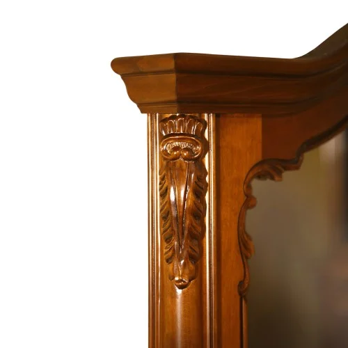 Oglindă Lemn Masiv, Maro/Alb, stil Rococo, Cleopatra