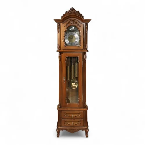 Carcasă ceas lemn masiv, cu mecanism, 1 ușă, Cleopatra