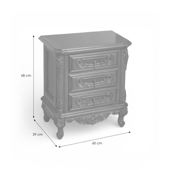 Éjjeli szekrény, Cleopatra - Éjjeliszekrény