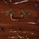 Bufete din Lemn Masiv, Bufet lemn masiv, maro/alb, 4 uși, 3 sertare, Cleopatra Lux