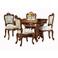 Masă lemn masiv, maro/alb, pătrată, extensibilă, Cleopatra Lux Masă lemn masiv, maro/alb, pătrată, extensibilă, Cleopatra Lux