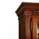 Bufet - Vitrina 3 usi - Venetia Bufete din Lemn Masiv, Bufet vitrină lemn masiv, maro alb, 3 uși, Veneția