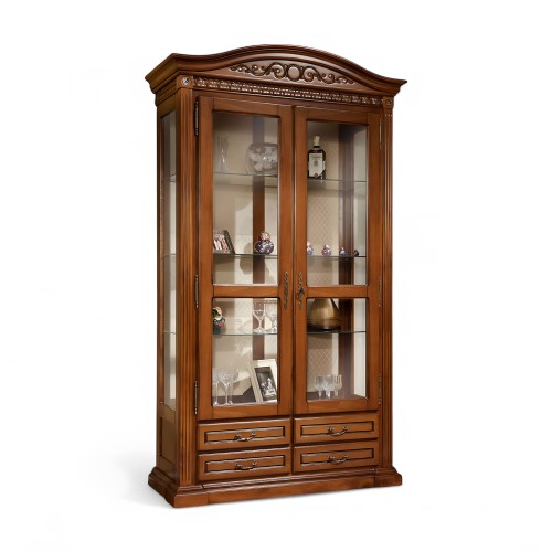 Venetia - 2 ajtós vitrin - kristálytartó