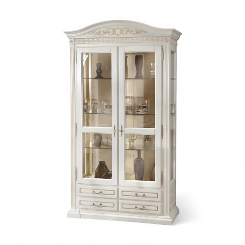 Venetia - 2 ajtós vitrin - kristálytartó