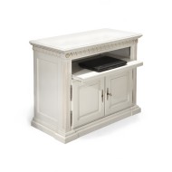 Comodă lemn masiv, TV, maro/alb, 2 uși, Veneția Comodă lemn masiv, TV, maro/alb, 2 uși, Veneția