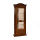 Cristalier 1 usa stanga - Venetia Cristaliere din Lemn Masiv, Cristalier lemn masiv, maro/alb, 1 ușă, stânga, Veneția