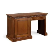 Toaletă minibar lemn masiv, maro/alb, design luxos, Veneția