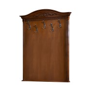 Cuier lemn masiv, maro/alb, dreptunghiular, Veneția Cuier lemn masiv, maro/alb, dreptunghiular, Veneția
