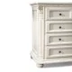 Comoda - Venetia Lux Comode lemn masiv, Comodă lemn masiv, maro/alb, inserții ornamentale, Veneția Lux