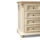 Comoda - Venetia Lux Comode lemn masiv, Comodă lemn masiv, maro/alb, inserții ornamentale, Veneția Lux