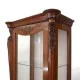 Cristalier, lemn masiv, maro/alb,1 ușă dreapta, Venice Cristalier, lemn masiv, maro/alb,1 ușă dreapta, Venice