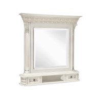 Ramă Oglindă Lemn Masiv, Maro/Alb, 2 Sertare, Veneția Lux Ramă Oglindă Lemn Masiv, Maro/Alb, 2 Sertare, Veneția Lux