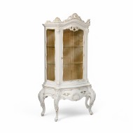 Argintar lemn masiv, maro/alb, 1 ușă, stil Rococo, Cleopatra Lux Argintar lemn masiv, maro/alb, 1 ușă, stil Rococo, Cleopatra Lux