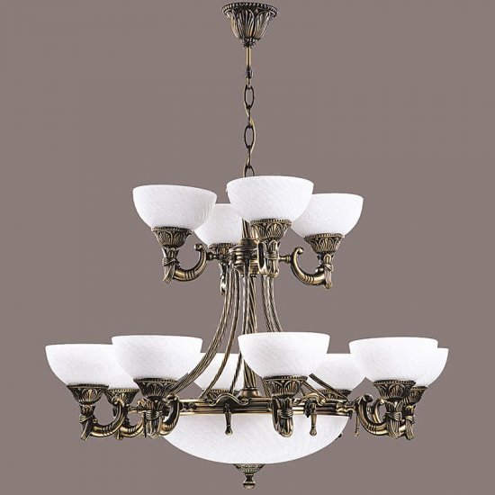 Corpuri de Iluminat, Candelabru Omega cu 12 brate 3035-52-12B