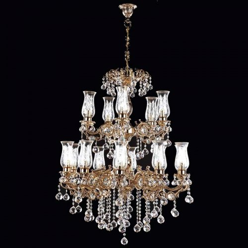 Lustra Bergama cu 15 brate 6161-58-15F Lustra Bergama cu 15 brate 6161-58-15F