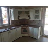 Bucătărie lemn masiv, model 1, Rafael