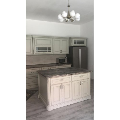 Bucătărie lemn masiv, model 6, Rafael