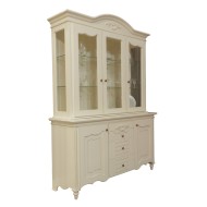 Yana - 3 ajtós étszekrény - vitrin