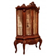 Argintar lemn masiv, maro/alb, 2 uși, stil Rococo, Cleopatra Lux Argintar lemn masiv, maro/alb, 2 uși, stil Rococo, Cleopatra Lux