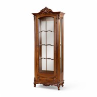 Cristalier lemn masiv, maro/alb, 1 ușă, dreapta, Royal Cristalier lemn masiv, maro/alb, 1 ușă, dreapta, Royal