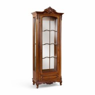 Cristalier lemn masiv, maro/alb, 1 ușă, stânga, Royal Cristalier lemn masiv, maro/alb, 1 ușă, stânga, Royal