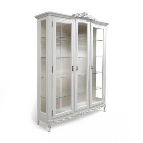 Flora - 3 ajtós vitrin- kristálytartó