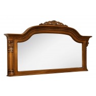 Oglindă lemn masiv, maro/alb, dreptunghiulară, Cristina Oglindă lemn masiv, maro/alb, dreptunghiulară, Cristina