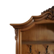 Cuier mic lemn masiv, maro/alb, inserții ornamentale, Royal Cuier mic lemn masiv, maro/alb, inserții ornamentale, Royal