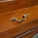 Dulap lemn masiv, maro/alb, 4 uși, inserții ornamentale, Serena
