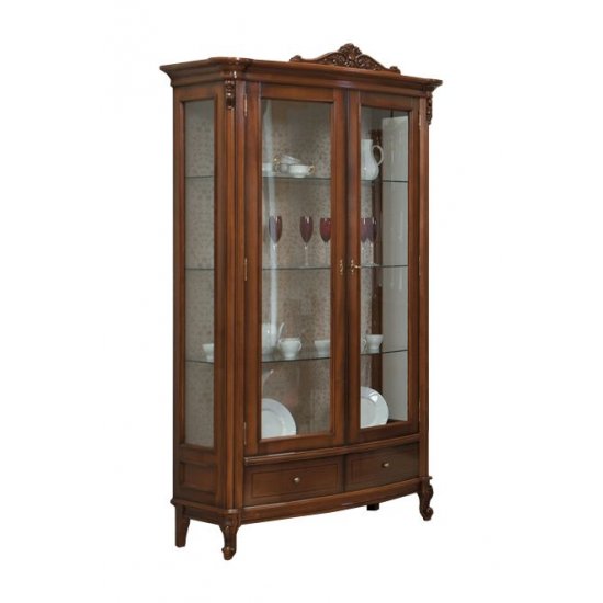 Glass cabinet, 2-door Glassware - Firenze
