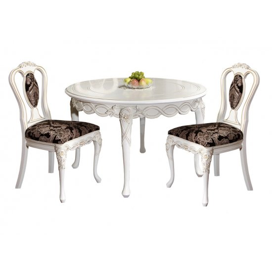 Tables, Extendable round table - Flora