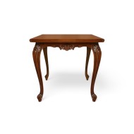 Masă lemn masiv, maro/alb, dreptunghiulară, Royal Masă lemn masiv, maro/alb, dreptunghiulară, Royal