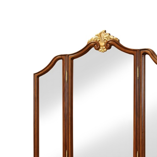 Ramă Oglindă Lemn Masiv, Maro/Alb, stil Rococo, Royal Ramă Oglindă Lemn Masiv, Maro/Alb, stil Rococo, Royal