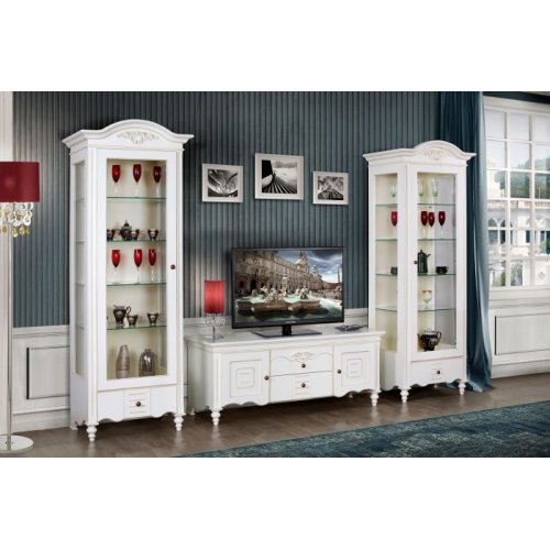 Plasmă lemn masiv, alb, detalii orientale, Yana Plasmă lemn masiv, alb, detalii orientale, Yana