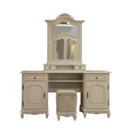 Ramă oglindă lemn masiv, gri, Elips