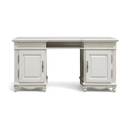 Toaletă lemn masiv, maro/alb, oglindă inserată, Carina Toaletă lemn masiv, maro/alb, oglindă inserată, Carina