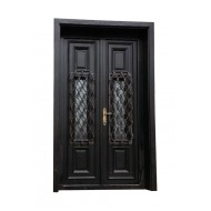Ușă lemn masiv, negru, 13, ușă exterior, SMX5 Ușă lemn masiv, negru, 13, ușă exterior, SMX5