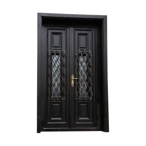 Ușă lemn masiv, negru, 13, ușă exterior, SMX5