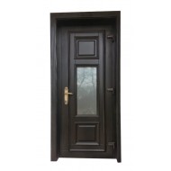 Ușă lemn masiv, maro, 14, ușă exterior, SMX6 Ușă lemn masiv, maro, 14, ușă exterior, SMX6