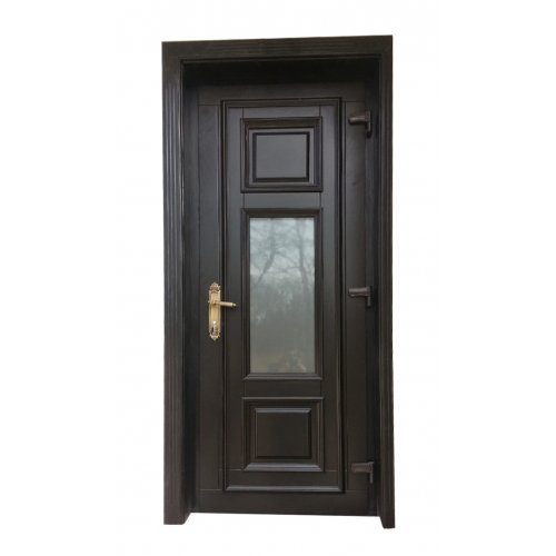 Ușă lemn masiv, maro, 14, ușă exterior, SMX6